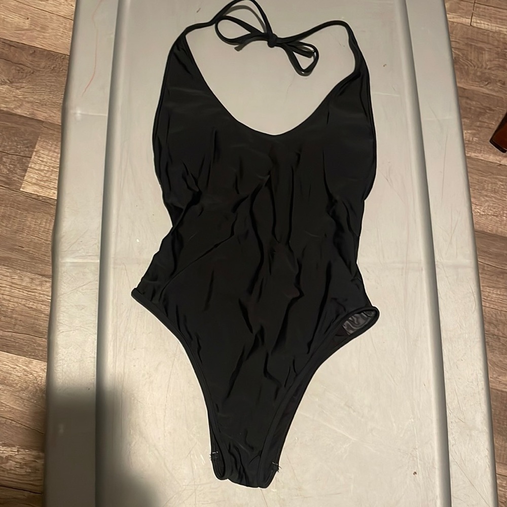Black bathing suit